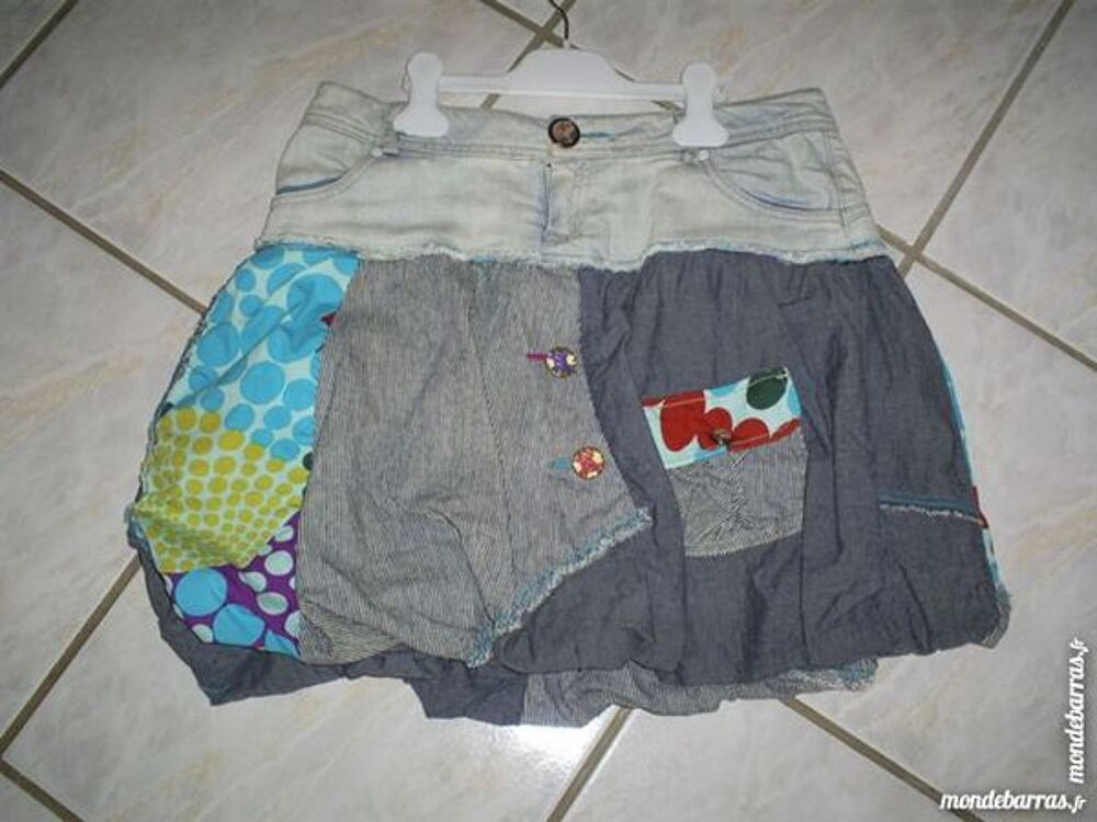 Jupe boule jeans DESIGUAL Taille 36//38 Vtements