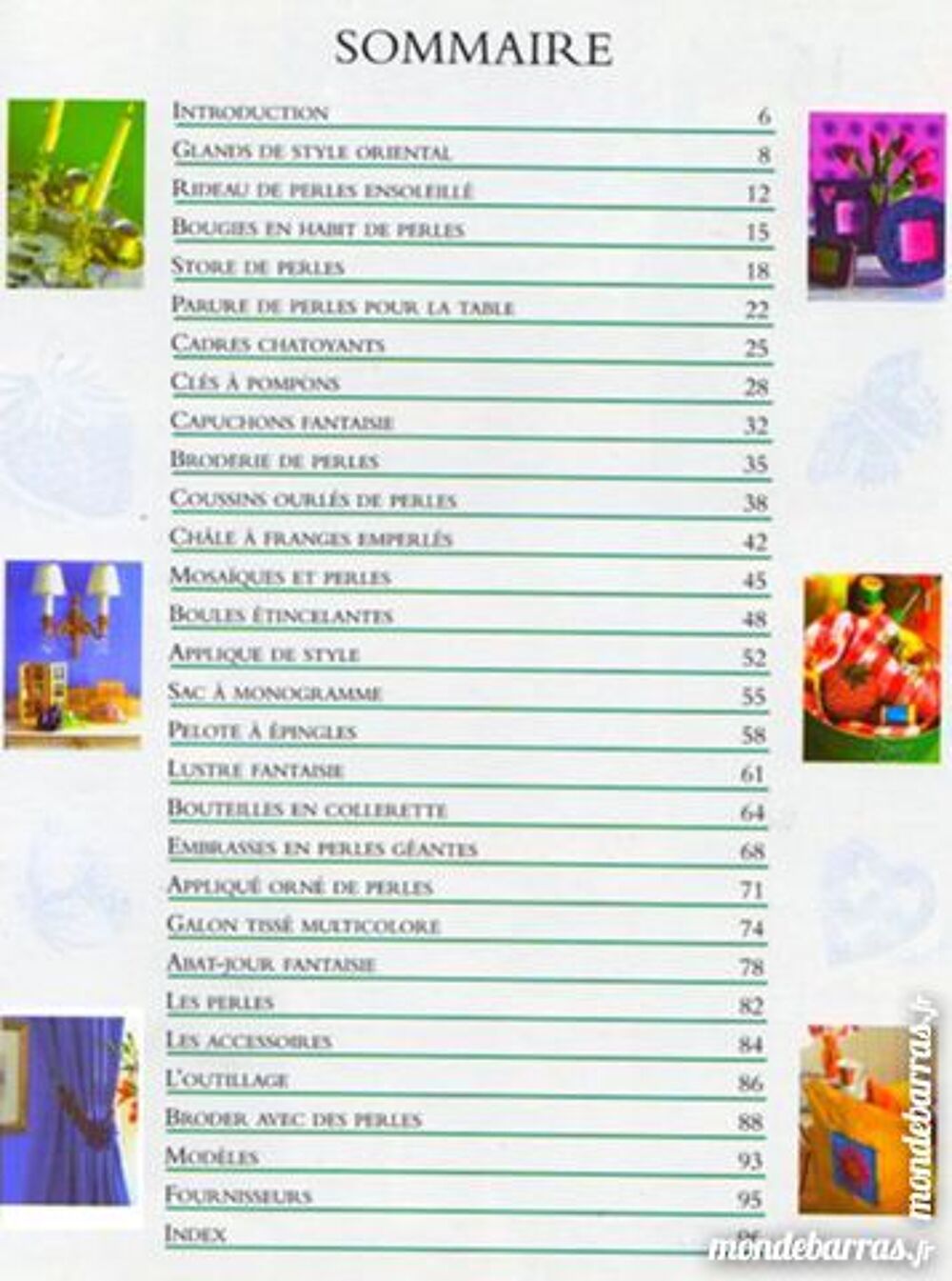 LES DECORS DE PERLES / prixportcompris Livres et BD
