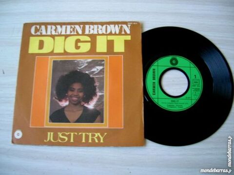 45 TOURS CARMEN BROWN Dig it - RARE FUNK SOUL 13 Nantes (44)