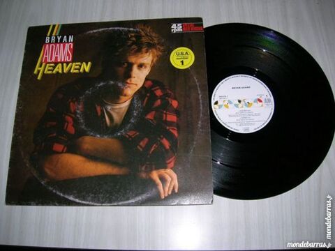 MAXI 45 TOURS BRYAN ADAMS Heaven 12 Nantes (44)