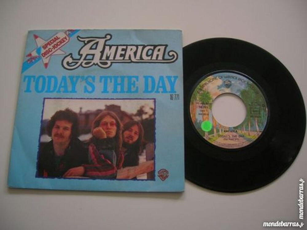 45 TOURS AMERICA Today's the day CD et vinyles