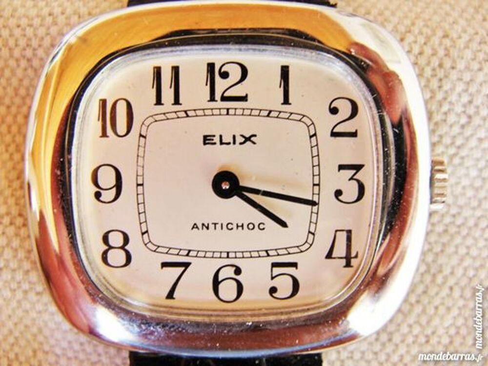 ELIX montre des ann&eacute;es 1970 &eacute;cran TV DIV0530 Bijoux et montres