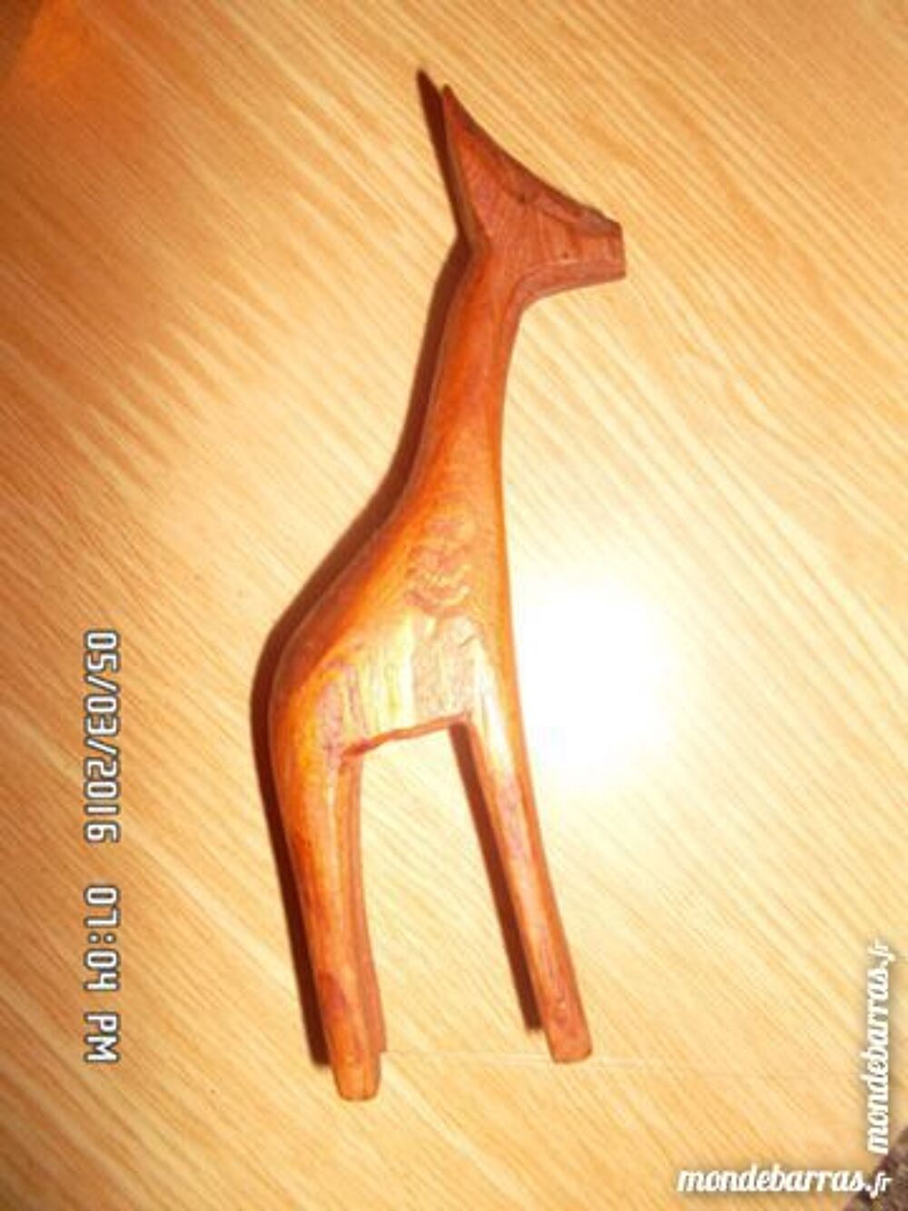GIRAFE EN BOIS DECO*JUSTE 1E*KIKI60230 Décoration