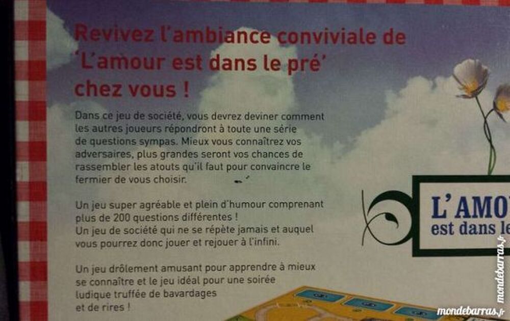 L'amour est dans la pr&eacute; Jeux / jouets