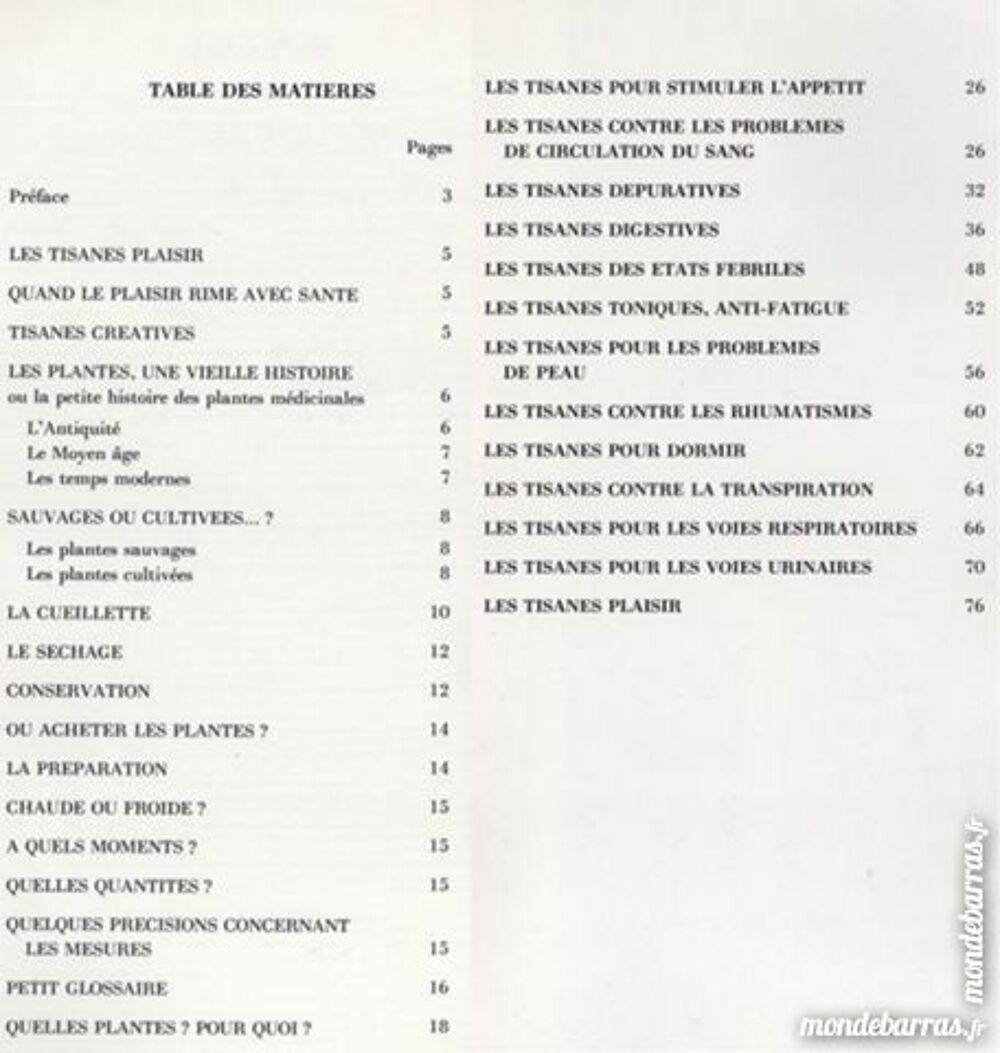 TISANES - cocktails sans alcool Livres et BD