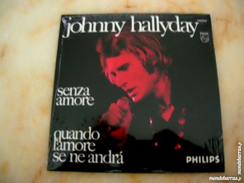 CD JOHNNY HALLYDAY chante en Italien Senza Amore CD et vinyles