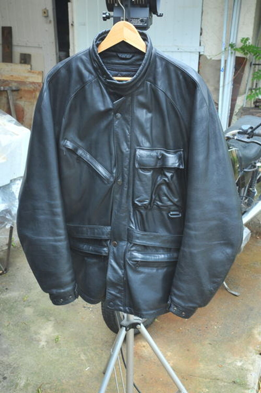 VESTE DE VILLE CUIR MOTO Vêtements