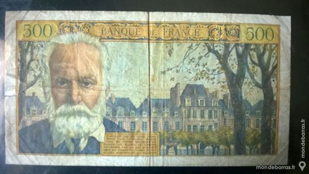 Billet 500 francs Victor Hugo X.35 1954 
