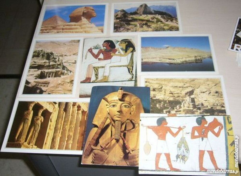 9 cartes postales d'Egypte neuves 