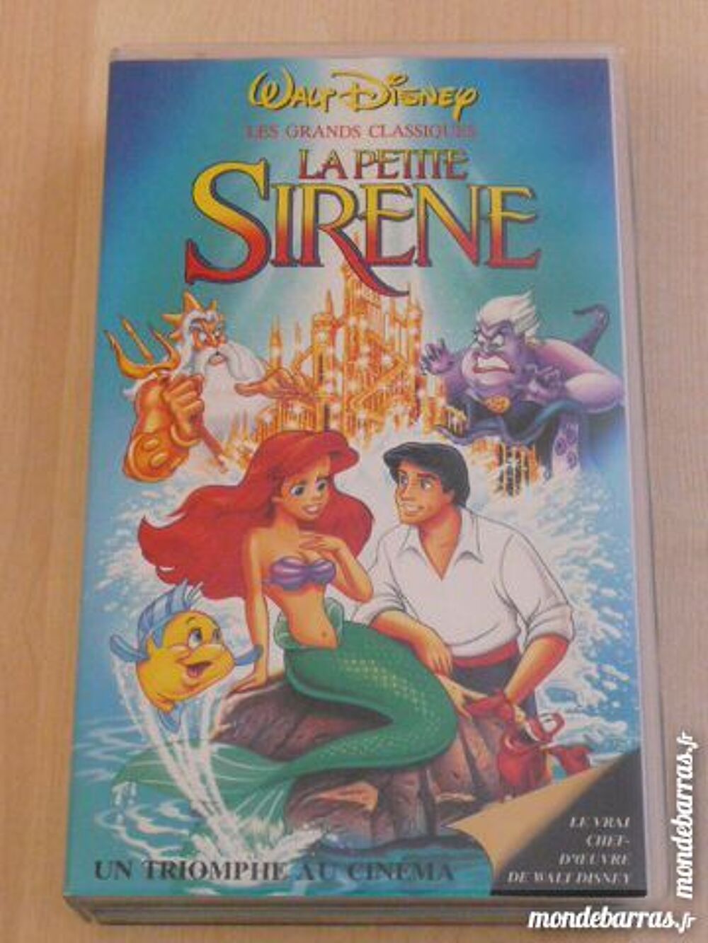 FILM VHS LA PETITE SIRENE DVD et blu-ray