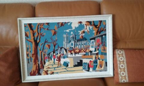 Tableau points de croix  74 x 51  15 Châlette-sur-Loing (45)