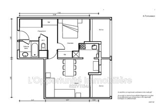  Appartement à vendre 3 pièces 40 m²