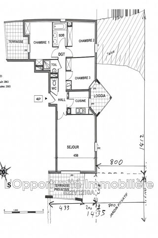  Appartement � vendre 4 pi�ces 75 m�