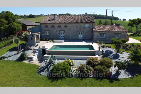   Propriété en pierres avec piscine à débordement Maison - 7 pièce(s) - 186 m²