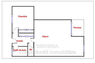  Appartement � vendre 2 pi�ces 