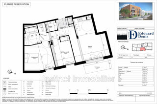  Appartement � vendre 3 pi�ces 64 m�