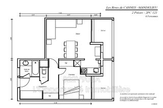 Appartement  vendre 2 pices 42 m