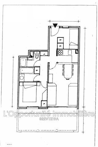  Appartement � vendre 3 pi�ces 39 m�