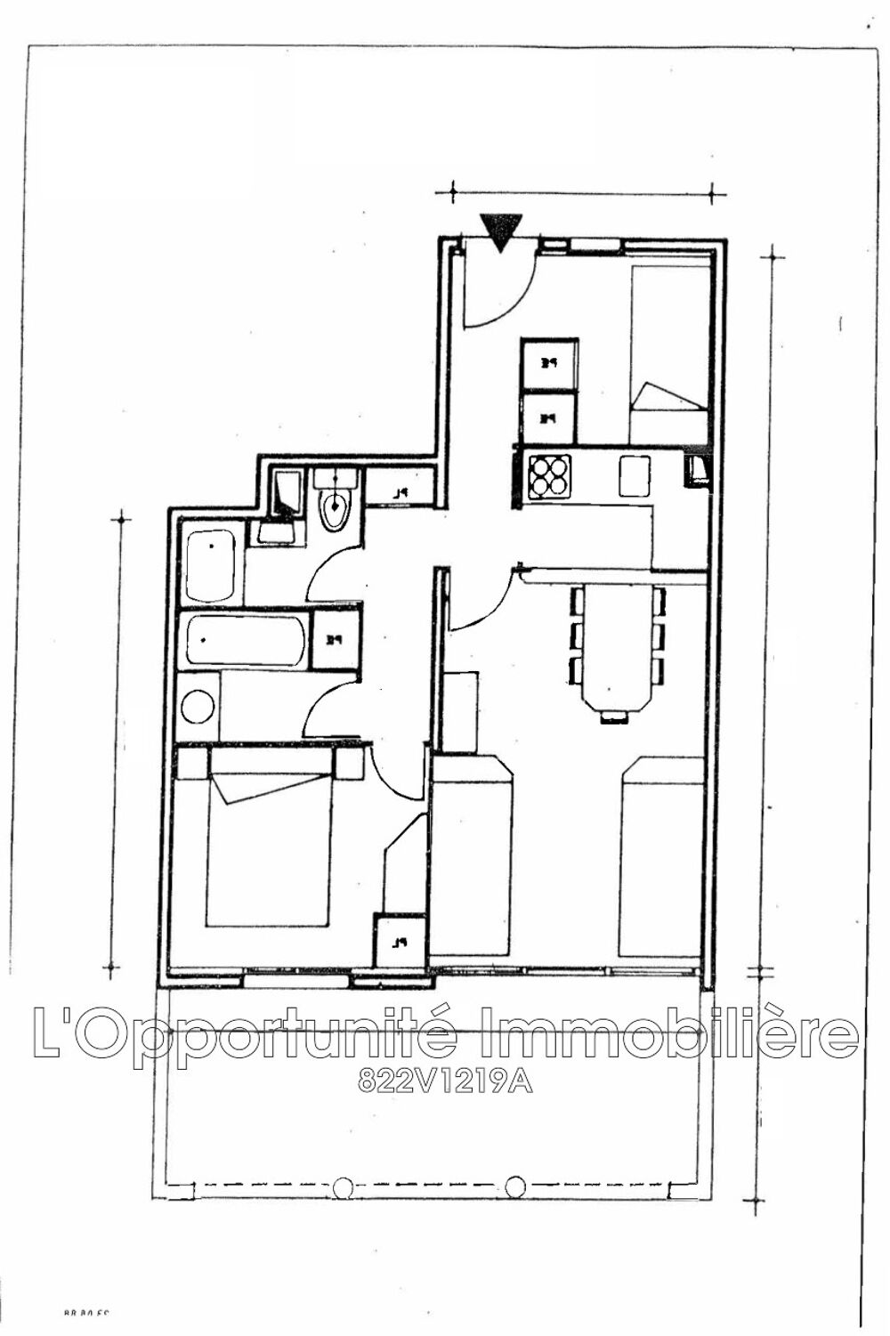 vente appartement 3 Pièce(s)