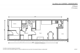  Appartement à vendre 2 pièces 33 m²