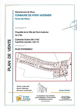  Terrain  vendre 667 m