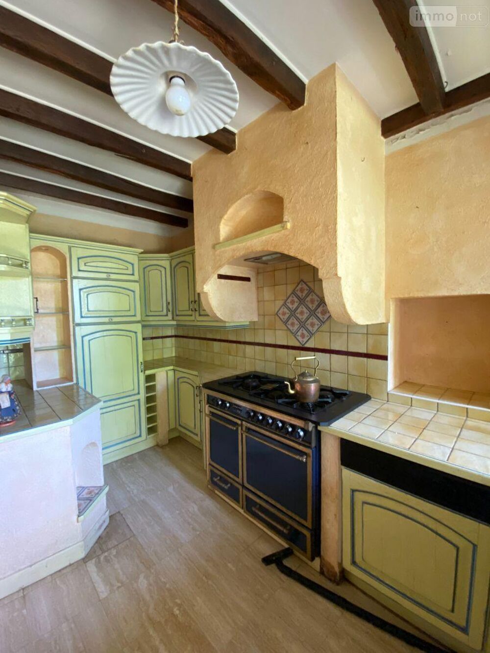 VILLEDIEU SUR INDRE (36320), dans le bourg, une maison d....