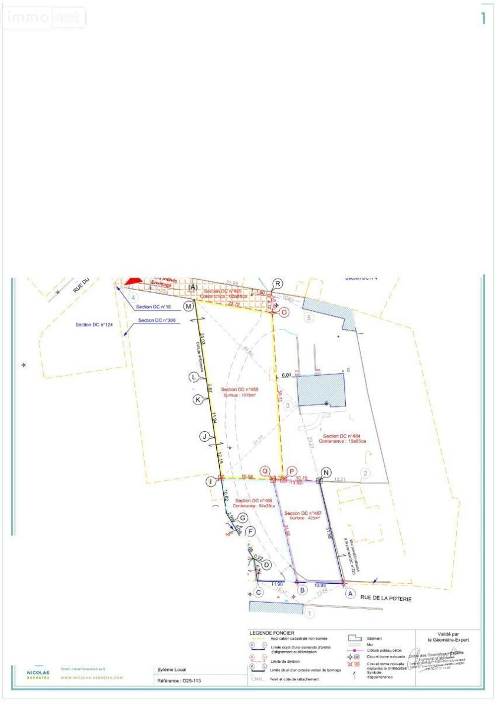 vente Terrain - 1078 m² Ploemeur (56270)
