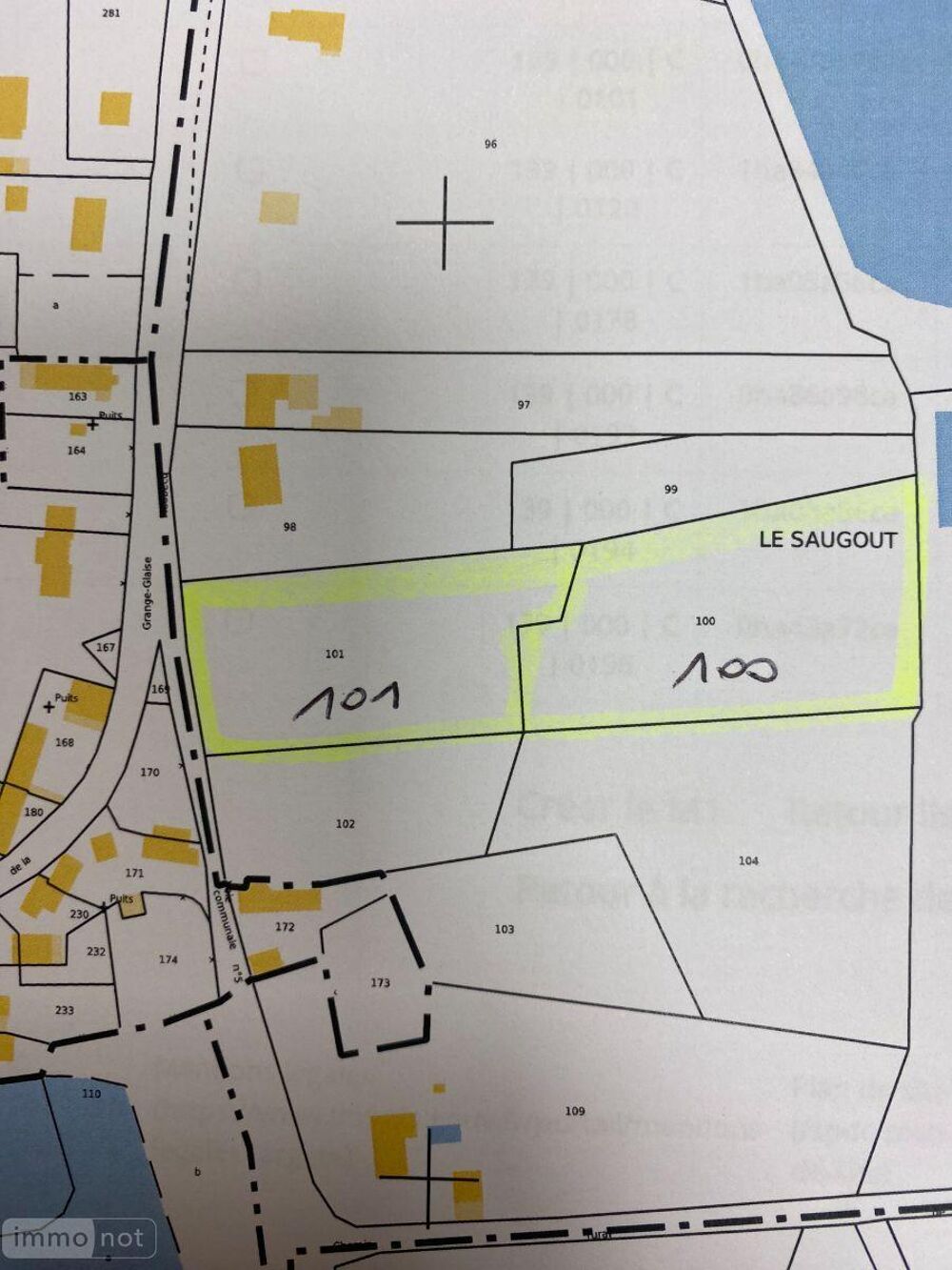 vente Terrain - 9522 m² Neuillay-les-Bois (36500)