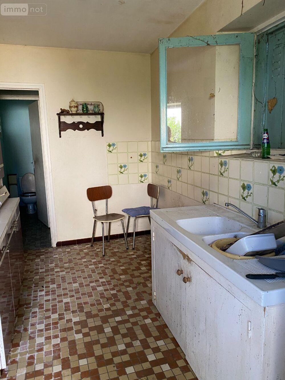A 2,5kms de CLION SUR INDRE, une maison de plain-pied co....
