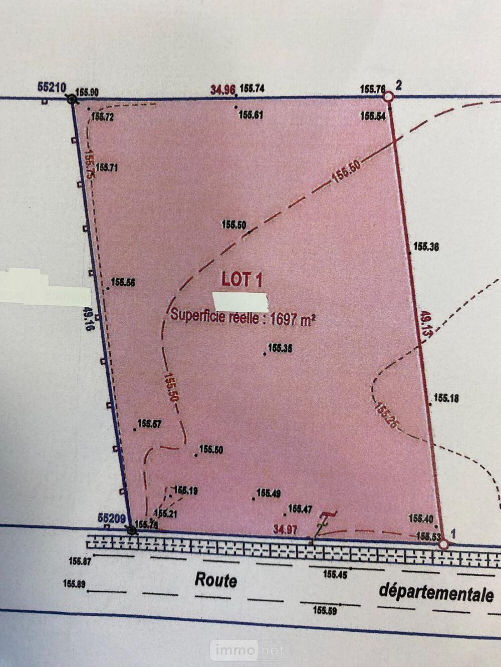 vente Terrain - 1697 m² Chezelles (36500)