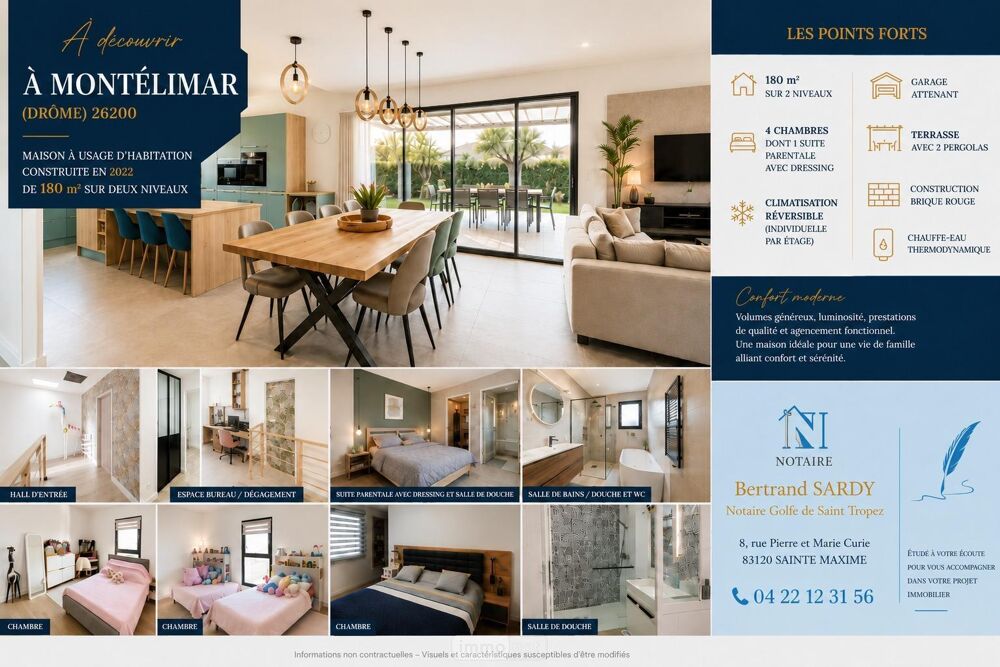 vente Maison - 6 pièce(s) - 180 m² Montélimar (26200)