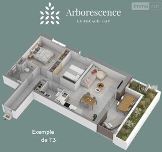  Appartement � vendre 2 pi�ces 45 m�