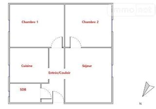  Appartement � vendre 3 pi�ces 52 m�