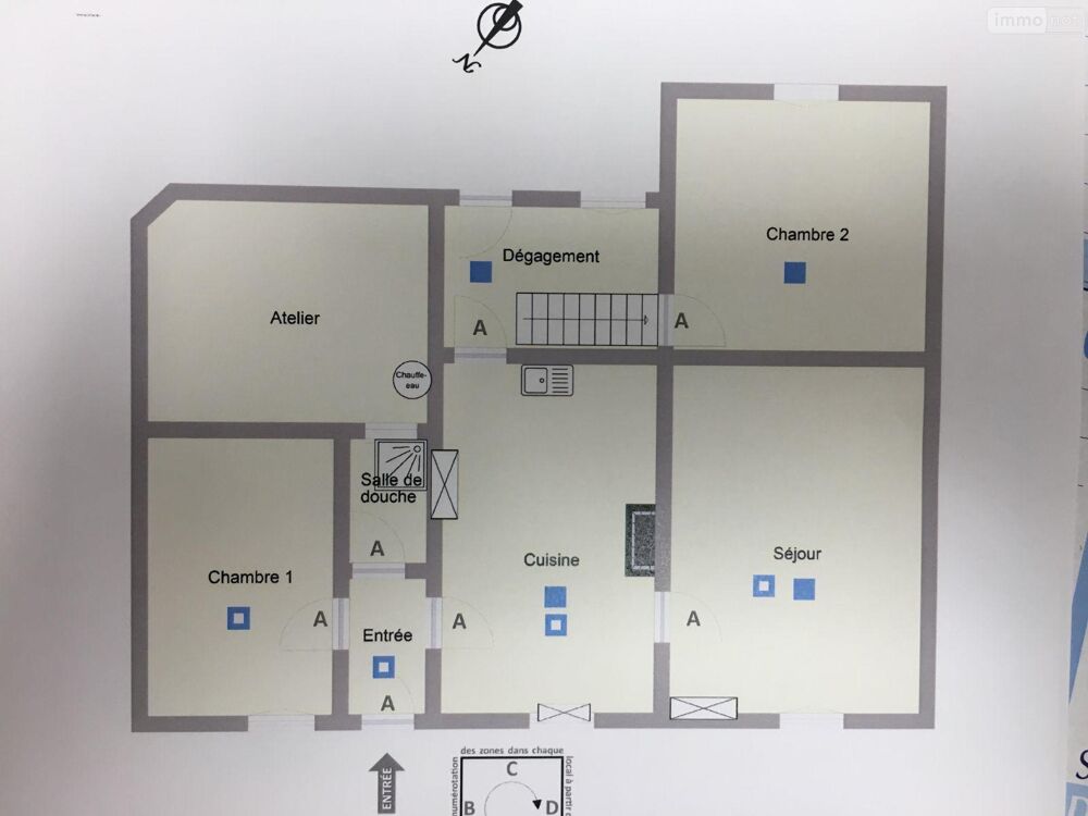 vente Maison - 5 pièce(s) - 120 m² Argy (36500)