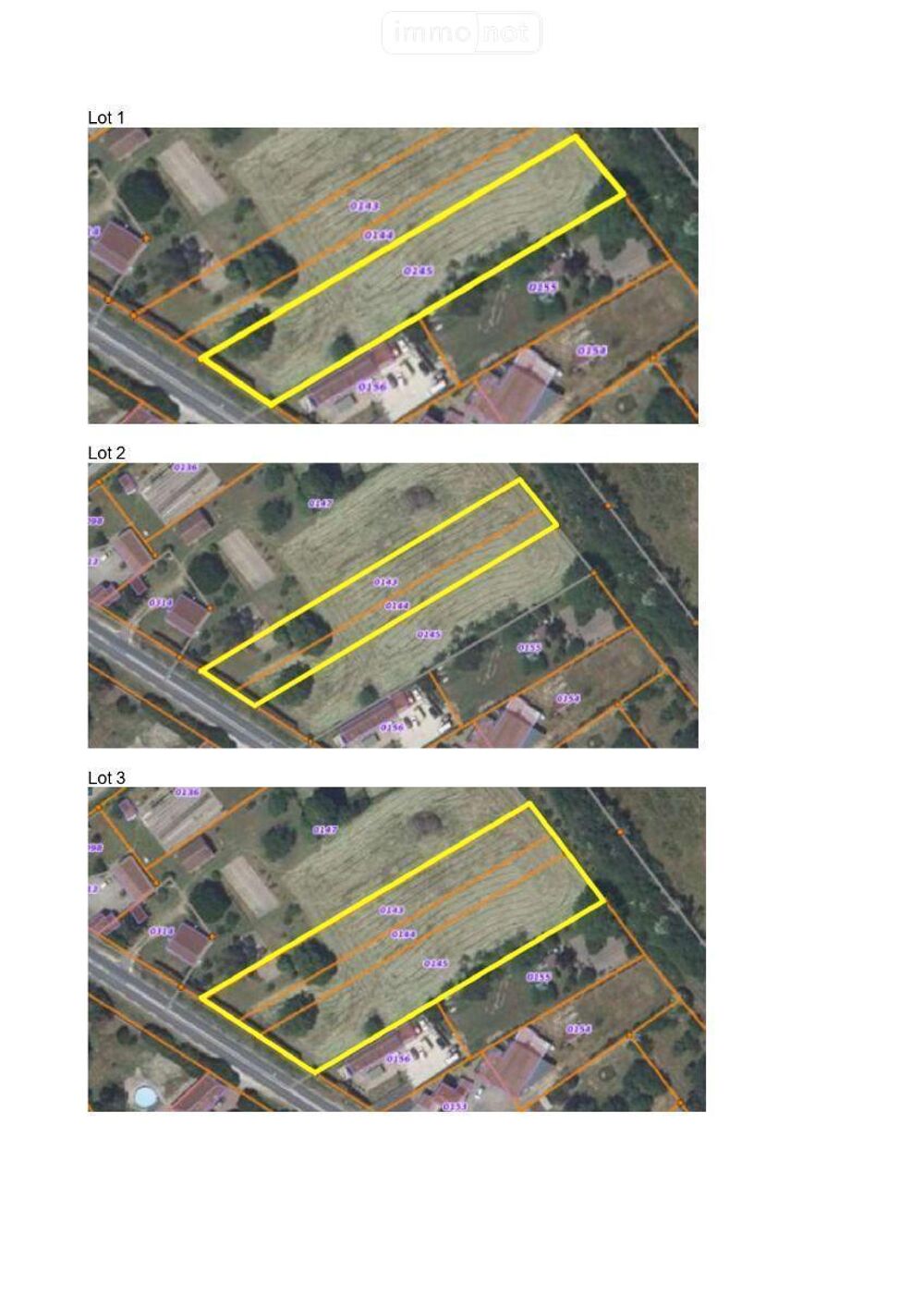 vente Terrain - 2351 m² Fléré-la-Rivière (36700)