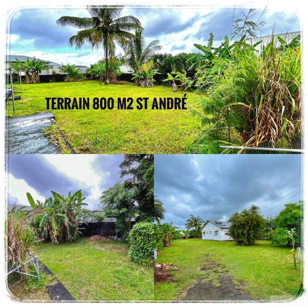 vente Terrain - 826 m² Saint-André (97440)