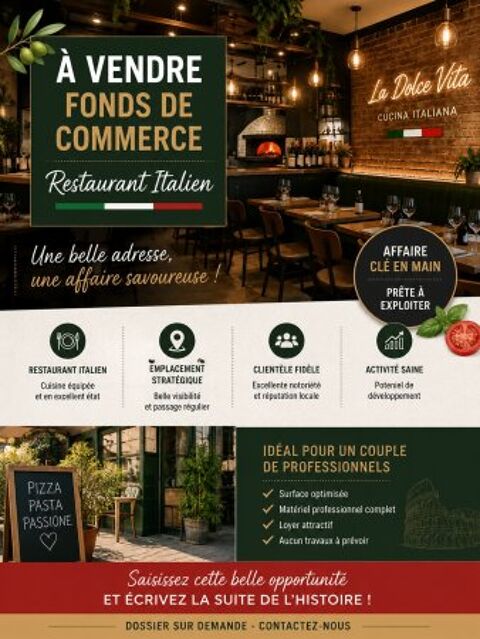 Restaurant &agrave; vendre 550000 74000 Cruseilles