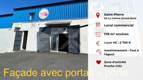 Local commercial 3000 97410 Saint pierre