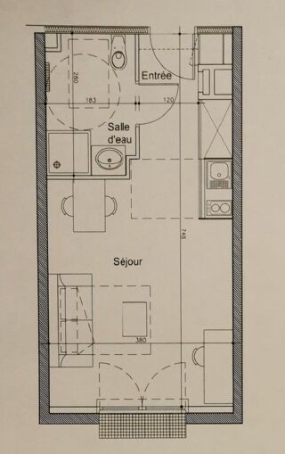  Appartement à vendre 1 pièce 27 m²