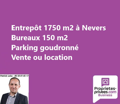 58000 NEVERS - ENTREPOT , LOCAL INDUSTRIEL 1750 58000 Nevers
