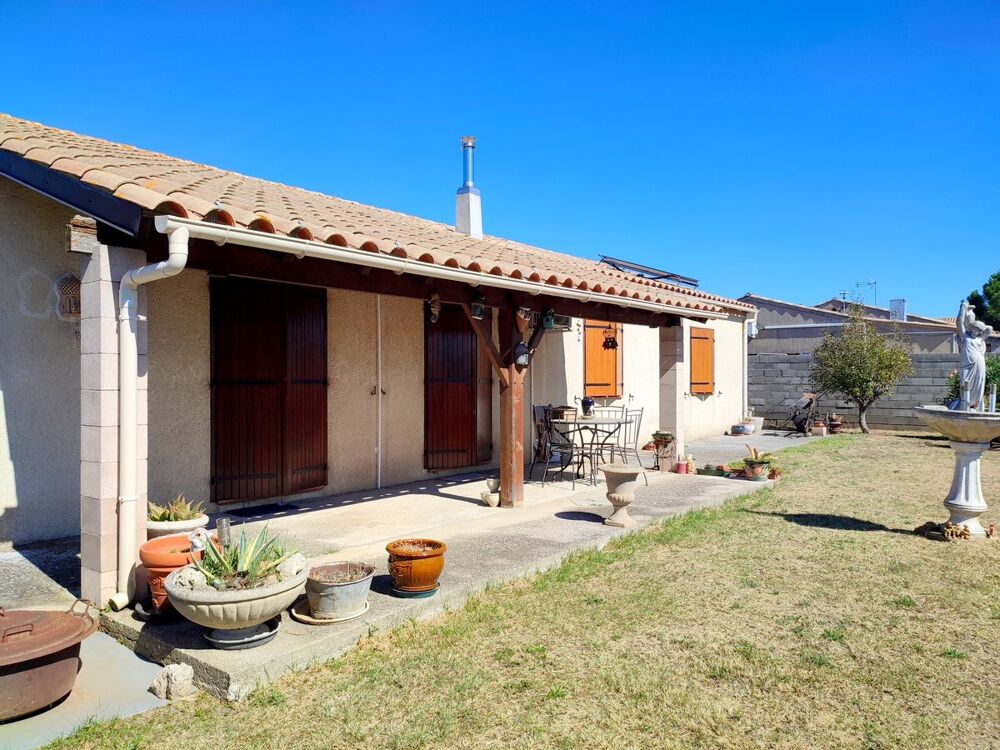 Vente Maison Plain pied sur beau terrain clos Carcassonne