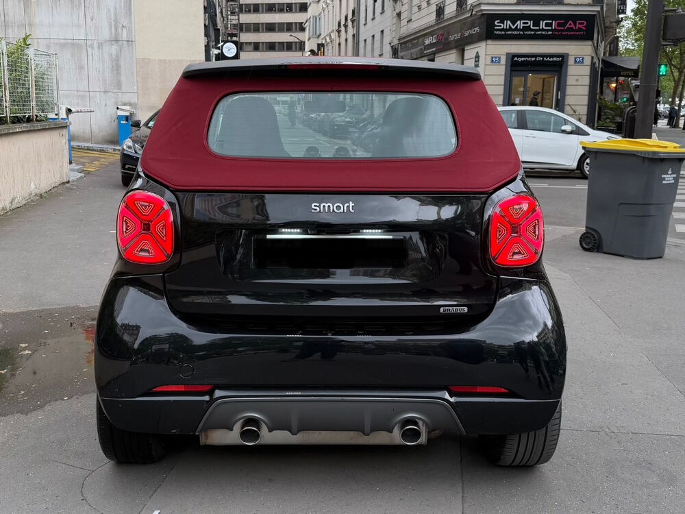 ForTwo Fortwo Cabrio 0.9 109 ch S&S BA6 Brabus 2016 occasion 75017 Paris