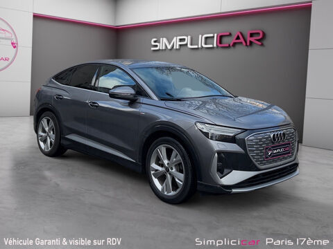Audi Q4 e-tron Sportback 35 170 ch 55 kW S line 2022 occasion Paris 75017