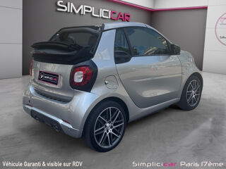 ForTwo Fortwo Cabrio 0.9 109 ch S&S BA6 Brabus Xclusive 2017 occasion 75017 Paris