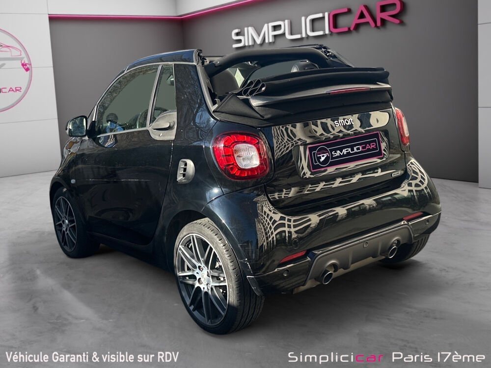 ForTwo Fortwo Cabrio 0.9 109 ch S&S BA6 Brabus Xclusive 2018 occasion 75017 Paris