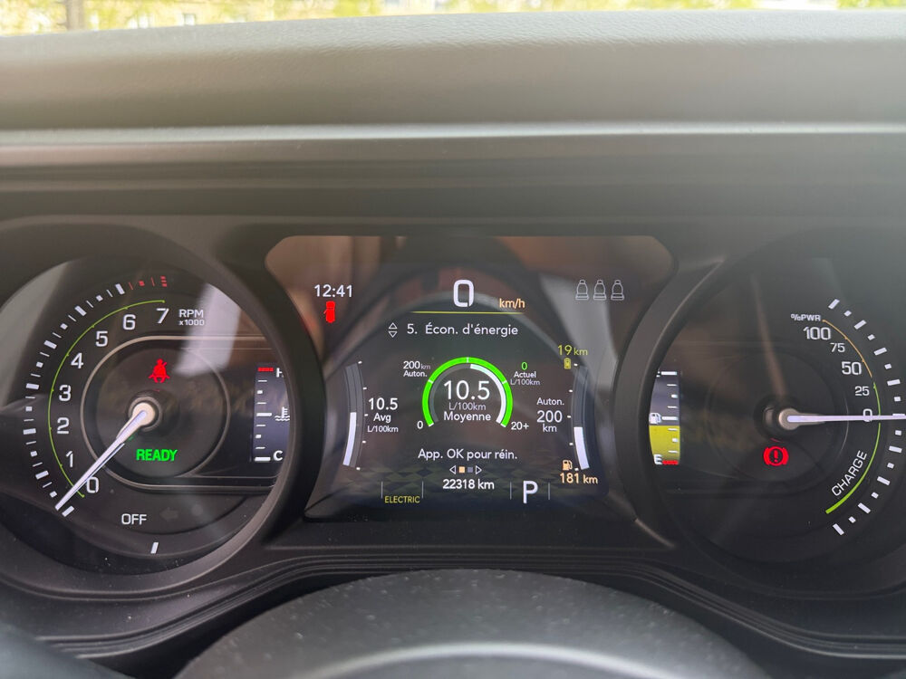 Wrangler Unlimited 4xe 2.0 l T 380 ch PHEV 4x4 BVA8 Sahara 2024 occasion 75017 Paris