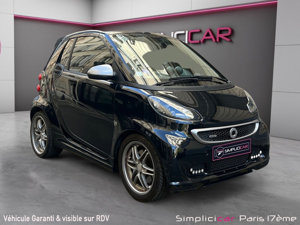 ForTwo Smart Cabrio 1.0 102ch Brabus Softouch 2013 occasion 75017 Paris
