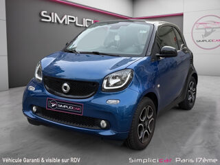 ForTwo Fortwo Coup&eacute; 1.0 71 ch S&S BA6 Prime 2015 occasion 75017 Paris