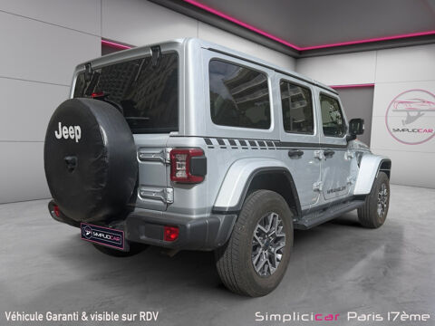 Wrangler Unlimited 4xe 2.0 l T 380 ch PHEV 4x4 BVA8 Sahara 2024 occasion 75017 Paris