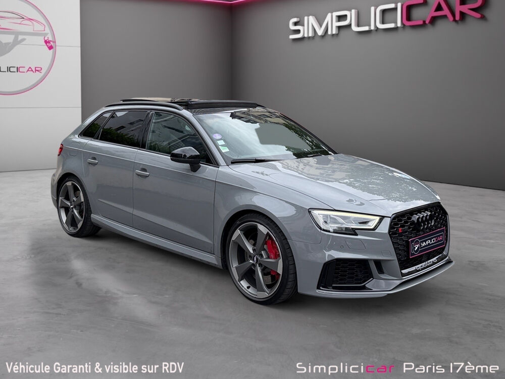 RS3 Sportback 2.5 TFSI 400 S tronic 7 Quattro 2019 occasion 75017 Paris